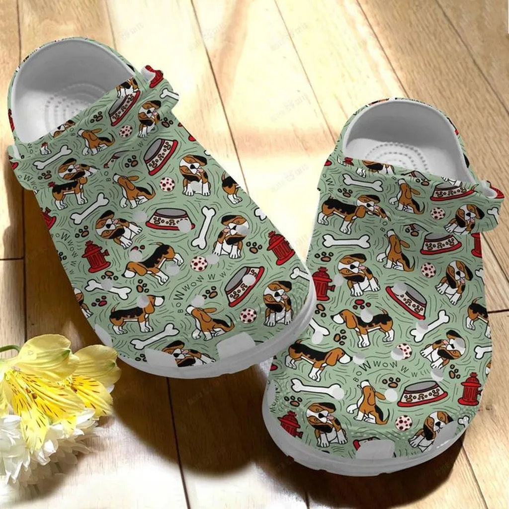 Basset Hound Basset Hound Cute Crocs Classic Clogs