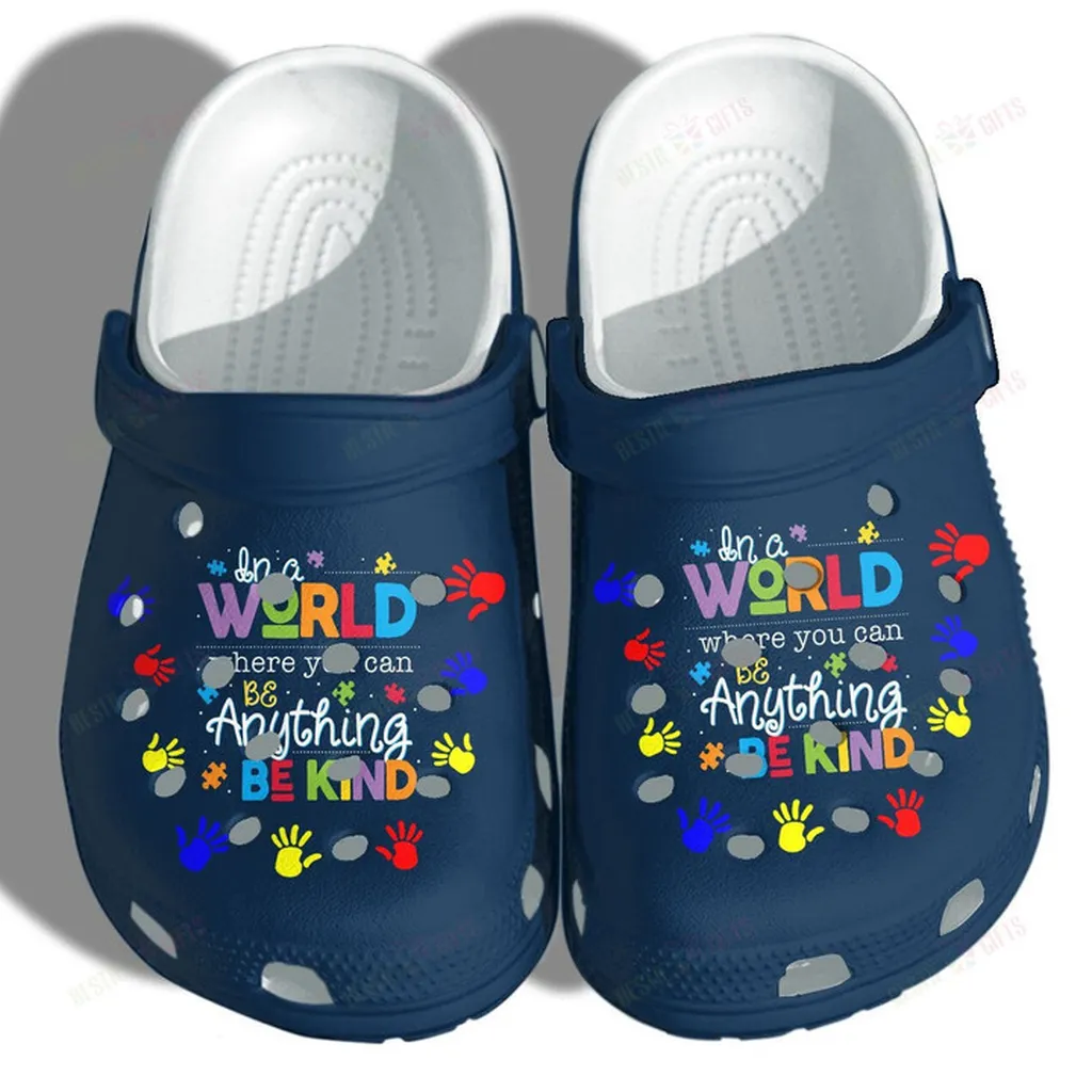 Be Kind Autism Awareness Crocs Classic Clogs