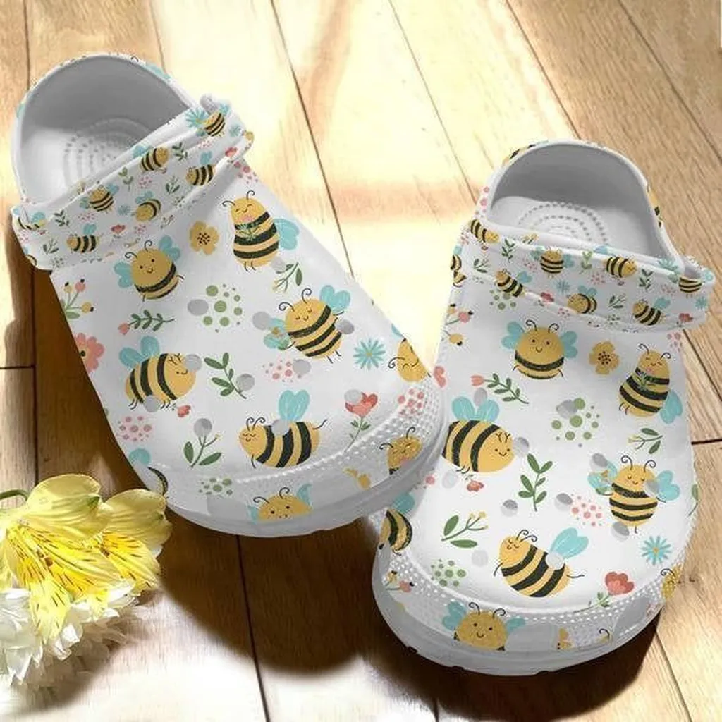 Bee Best Friend Gift Rubber Crocs Clog