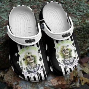 Beetlejuice Halloween Crocs Classic Clogs