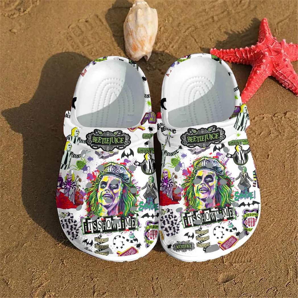 Beetlejuice Movie Crocs Clogs