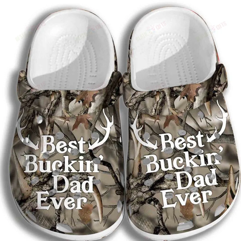 Best Buckin Dad Ever Crocs Classic Clogs