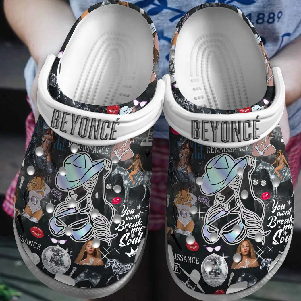 Beyonce Music Crocs Clogs