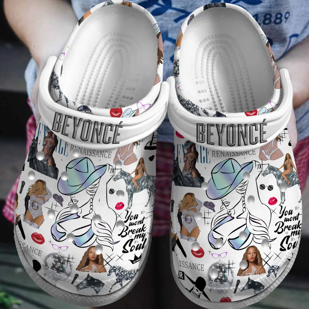 Beyonce Music Crocs Clogs