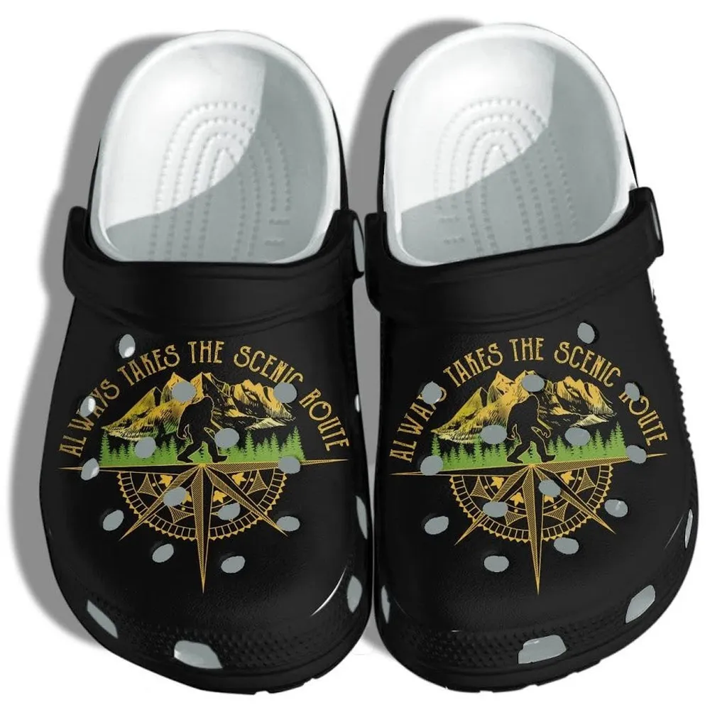 Bigfoot Camping Custom Crocs