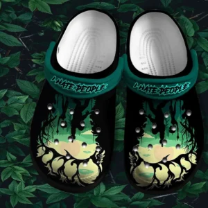 Bigfoot I Hate People Camping Crocs