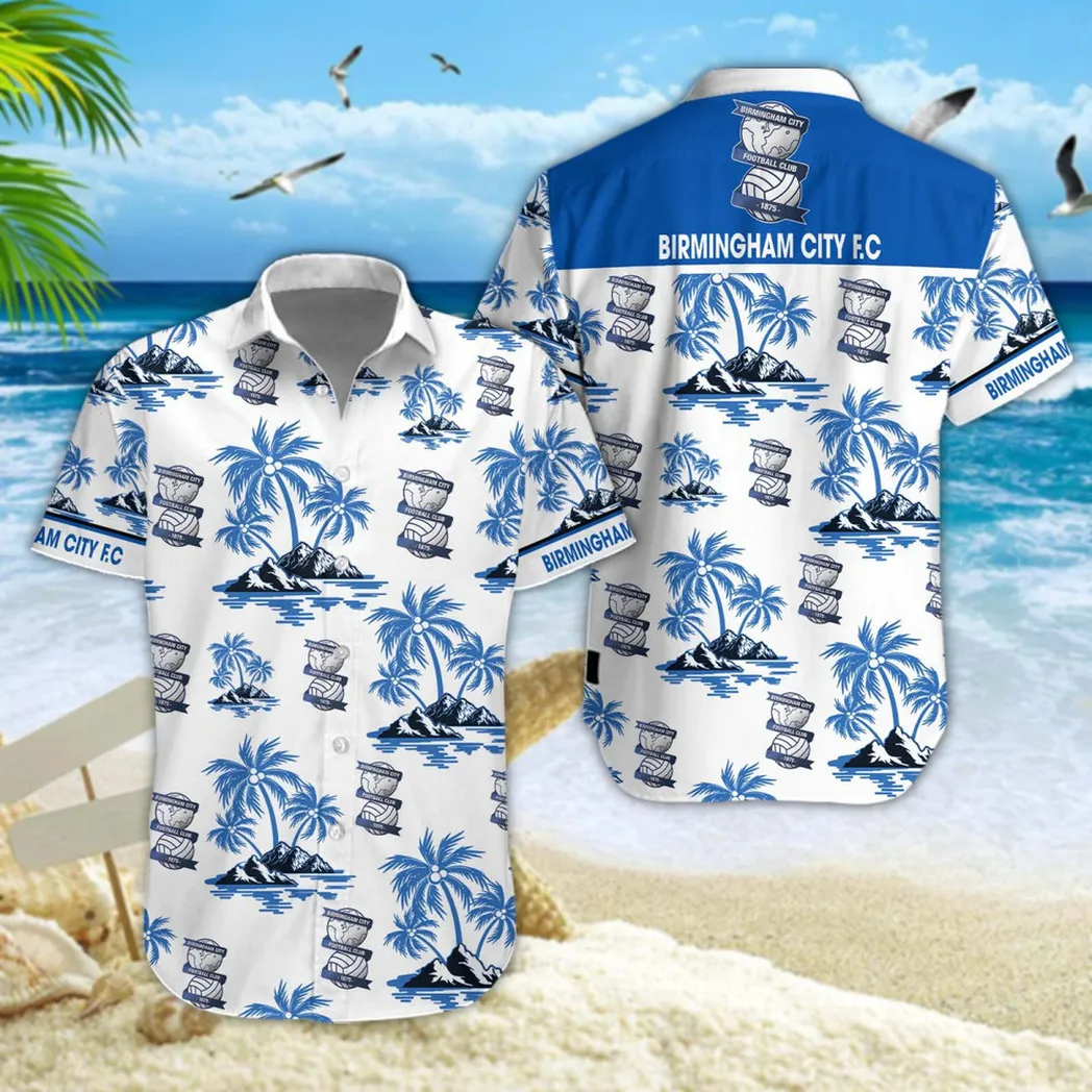 Birmingham City Hawaiian Shirt Style Classic Oversized Hawaiian