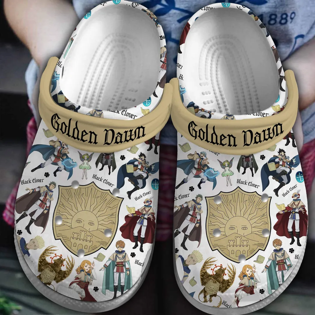 Black Clover Movie Crocs Clogs