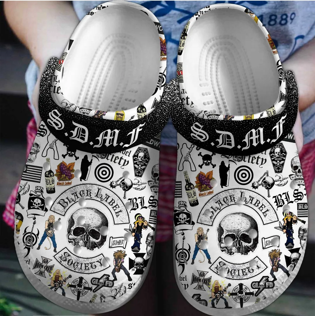 Black Label Society Music Crocs Clogs