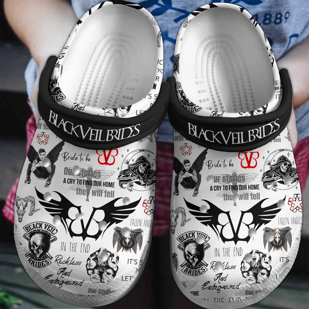 Black Veil Brides Music Crocs Clogs