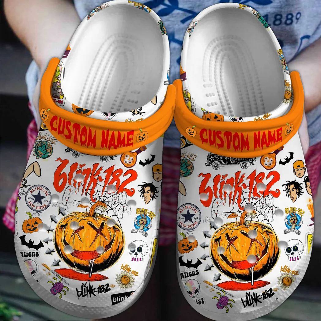 Blink 182 Music Crocs Clogs