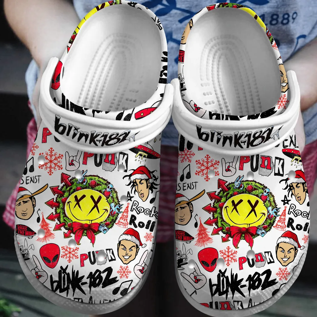 Blink 182 Music Crocs Clogs