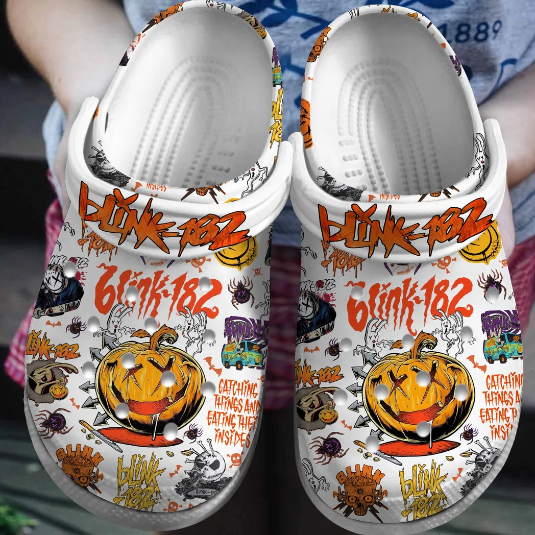 Blink 182 Music Crocs Clogs