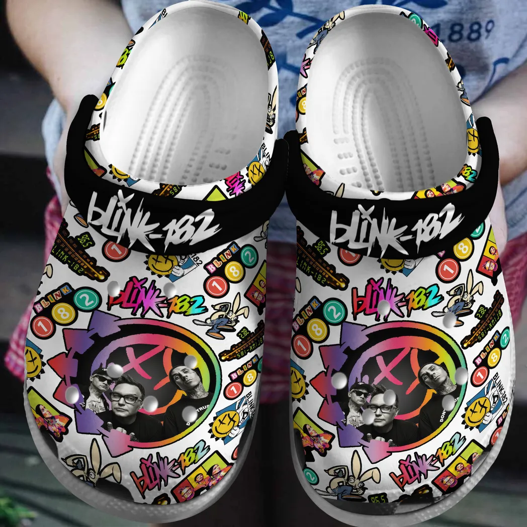 Blink 182 Music Crocs Clogs