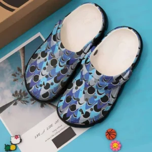 Blue Shark Crocs Classic Clogs