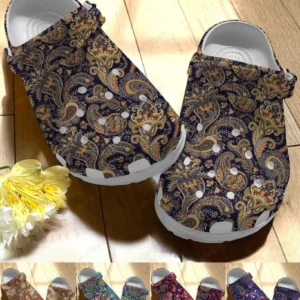 Boho Pattern 5 Colors Crocs Classic Clogs