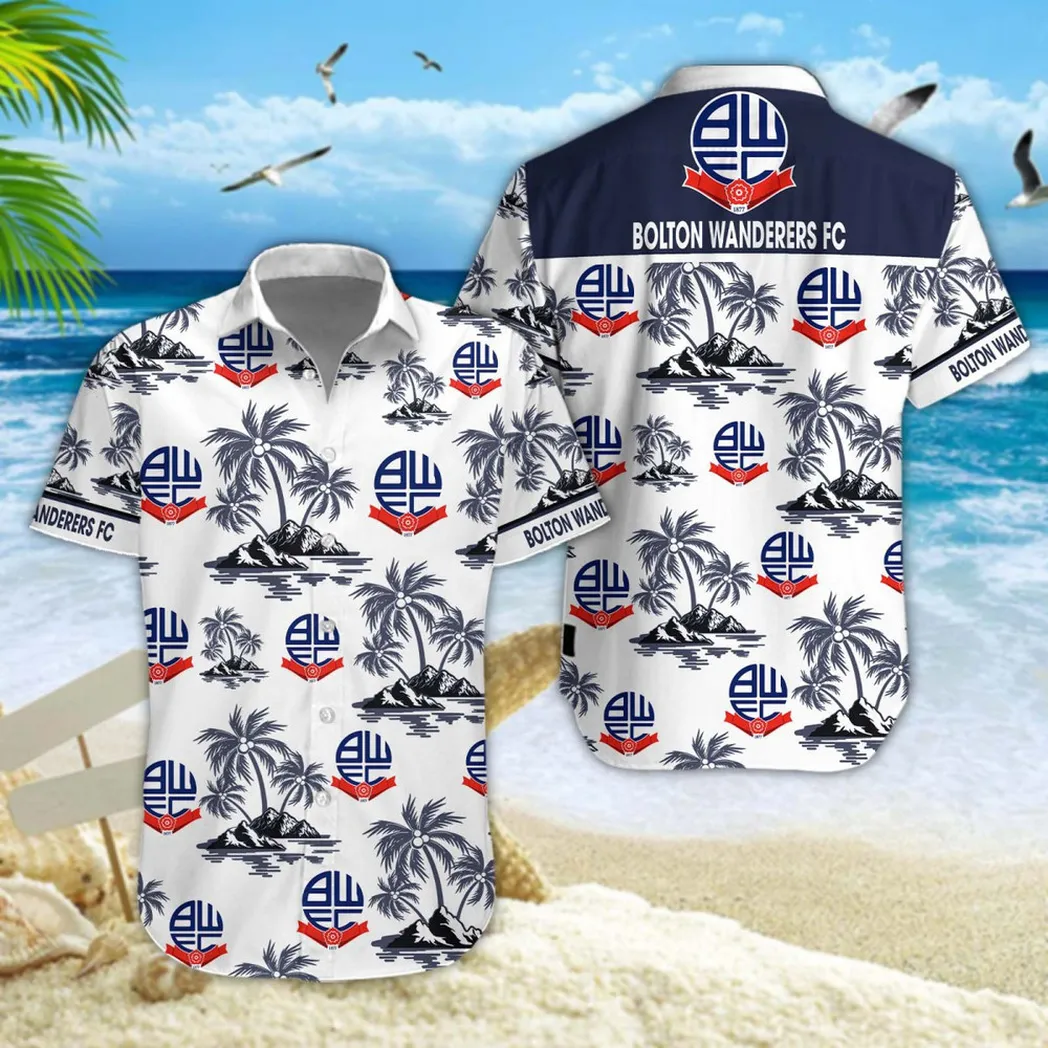 Bolton Wanderers Hawaiian Shirt Style Classic Oversized Hawaiian