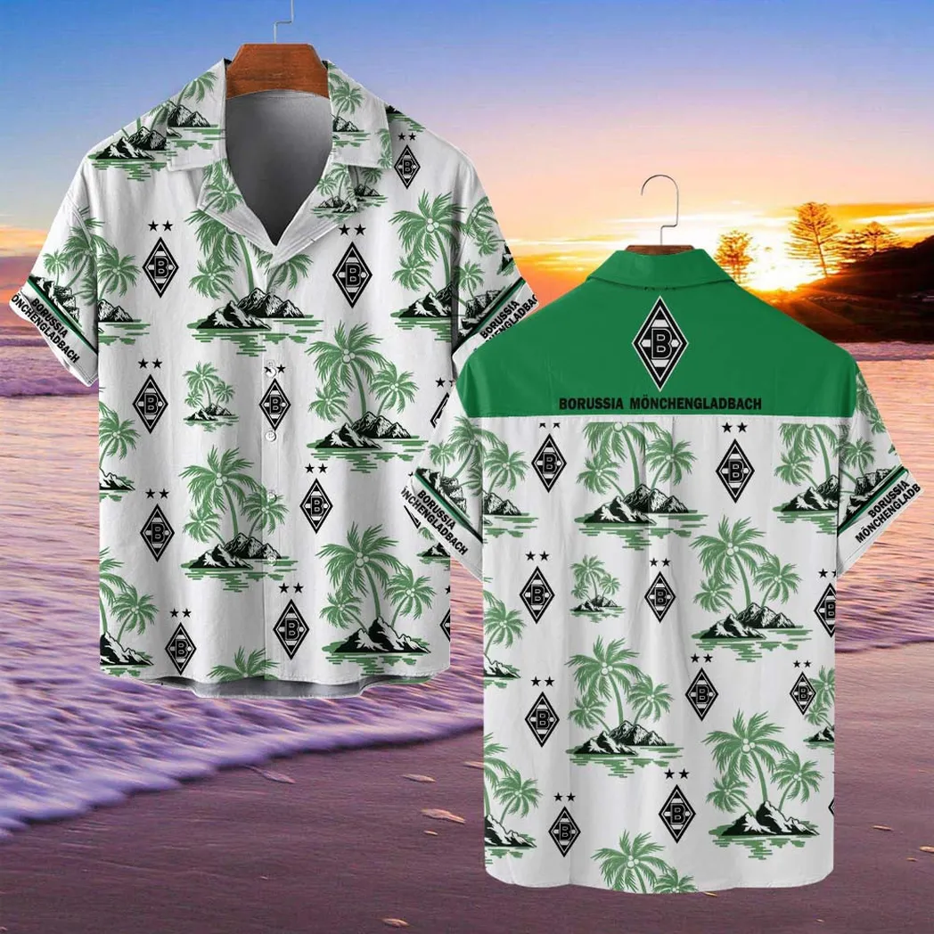 Borussia Monchengladbach Hawaiian Shirt Style Classic Oversized Hawaiian