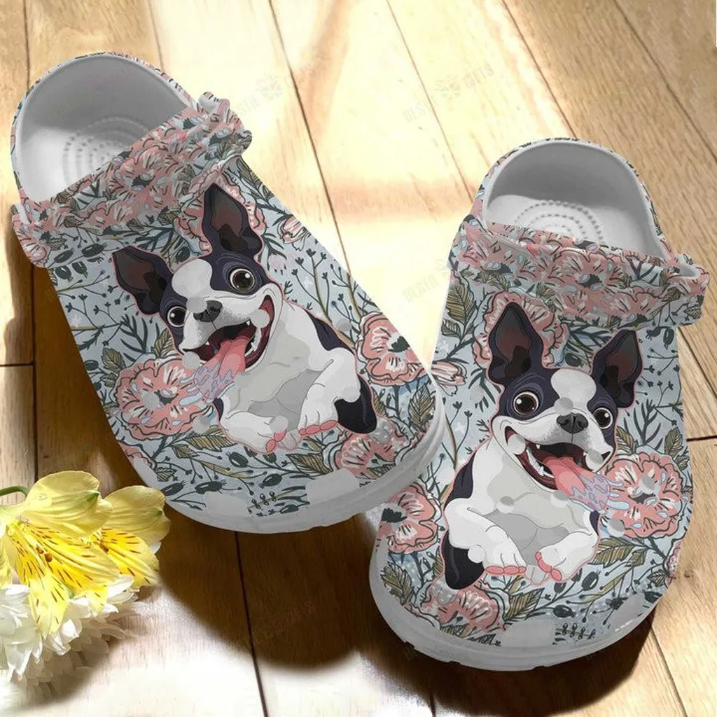 Boston Terrier Collection Crocs Classic Clogs