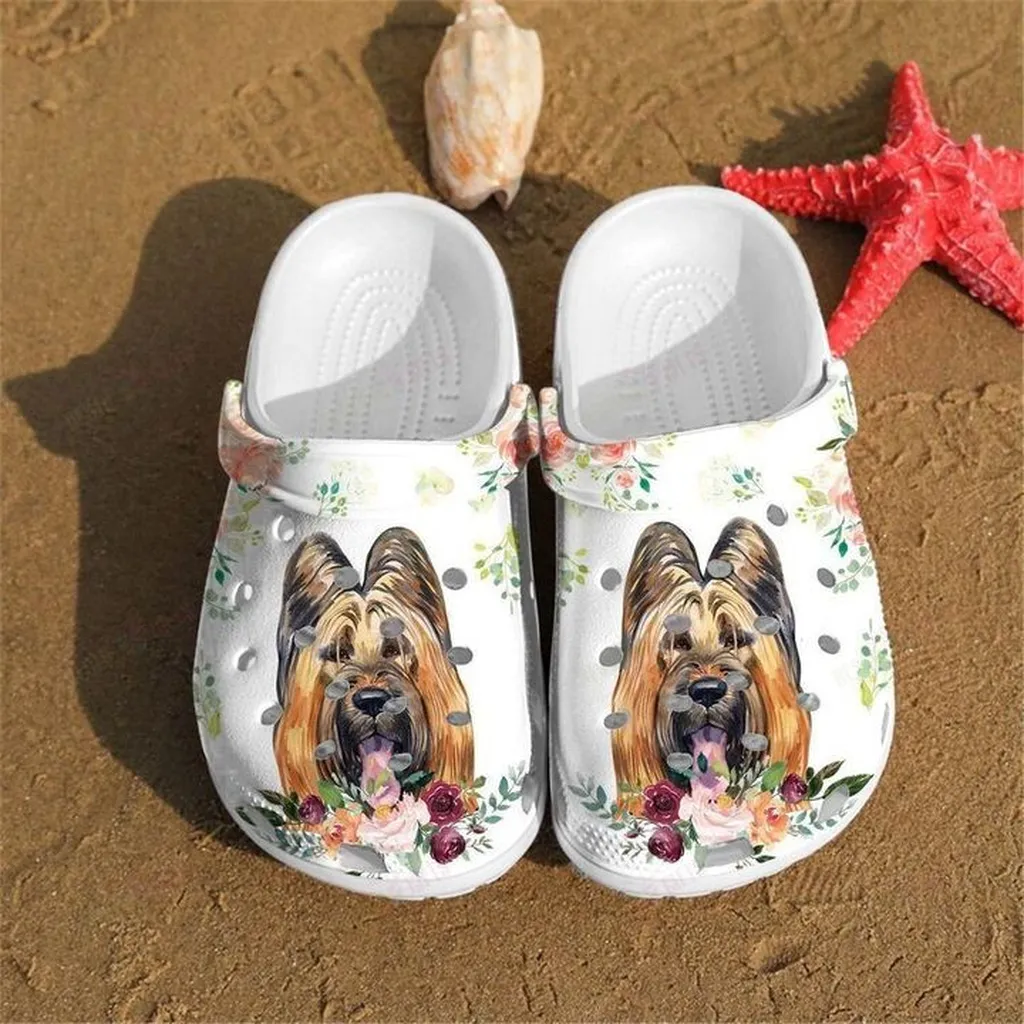 Briard Crocs, Personalized Crocs Classic Clogs