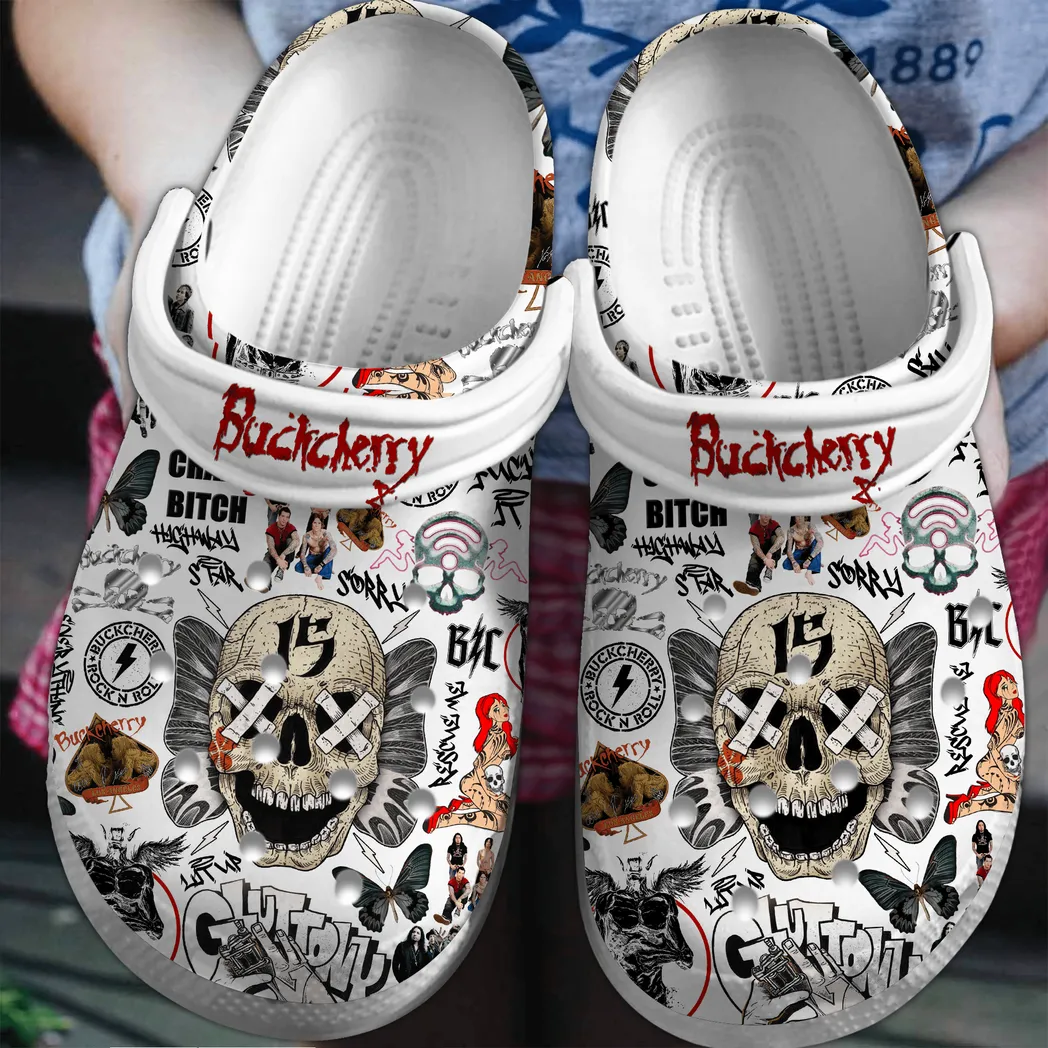 Buckcherry Music Crocs Clogs