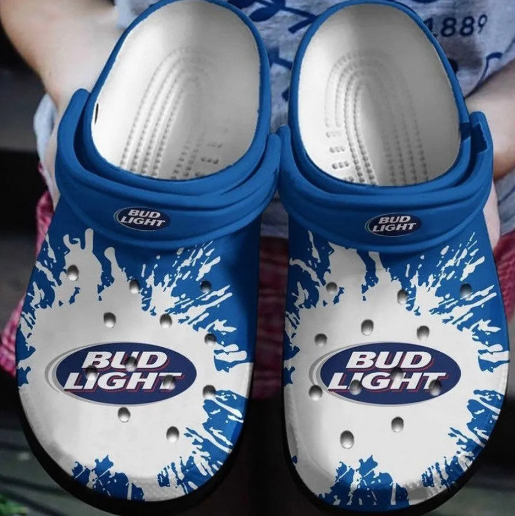 Bud Light Beer Crocs Crocband Clog