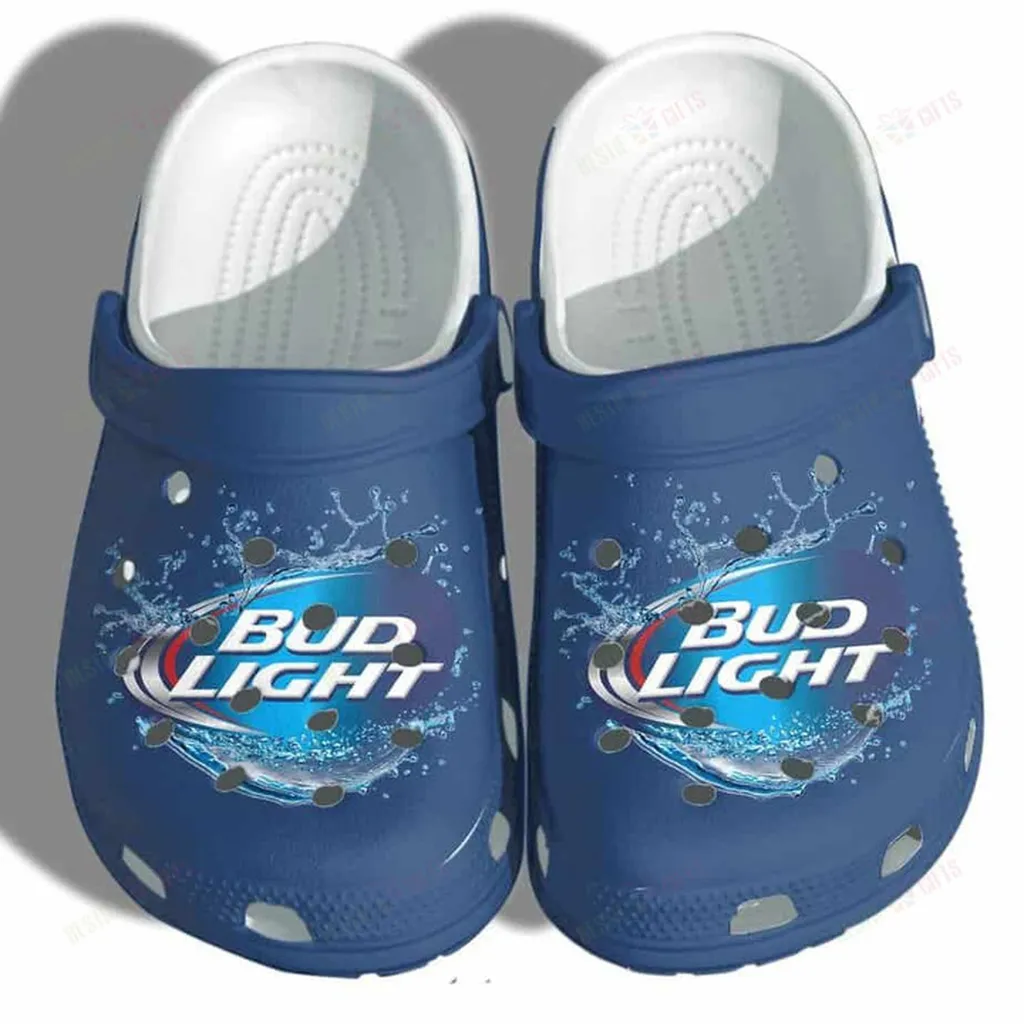 Bud Light Funny Crocs, Personalized Crocs Classic Clogs