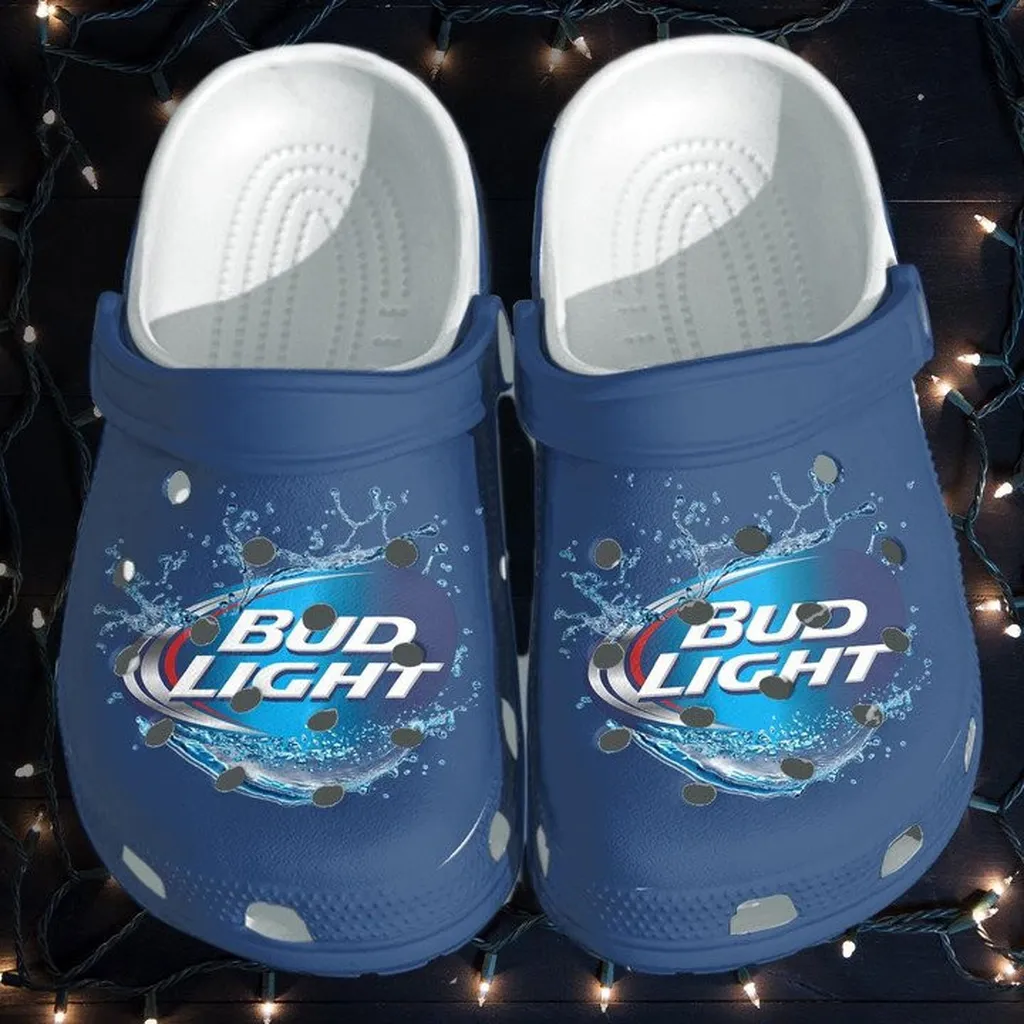 Bud Light Funny Custom Crocs Classic Clogs