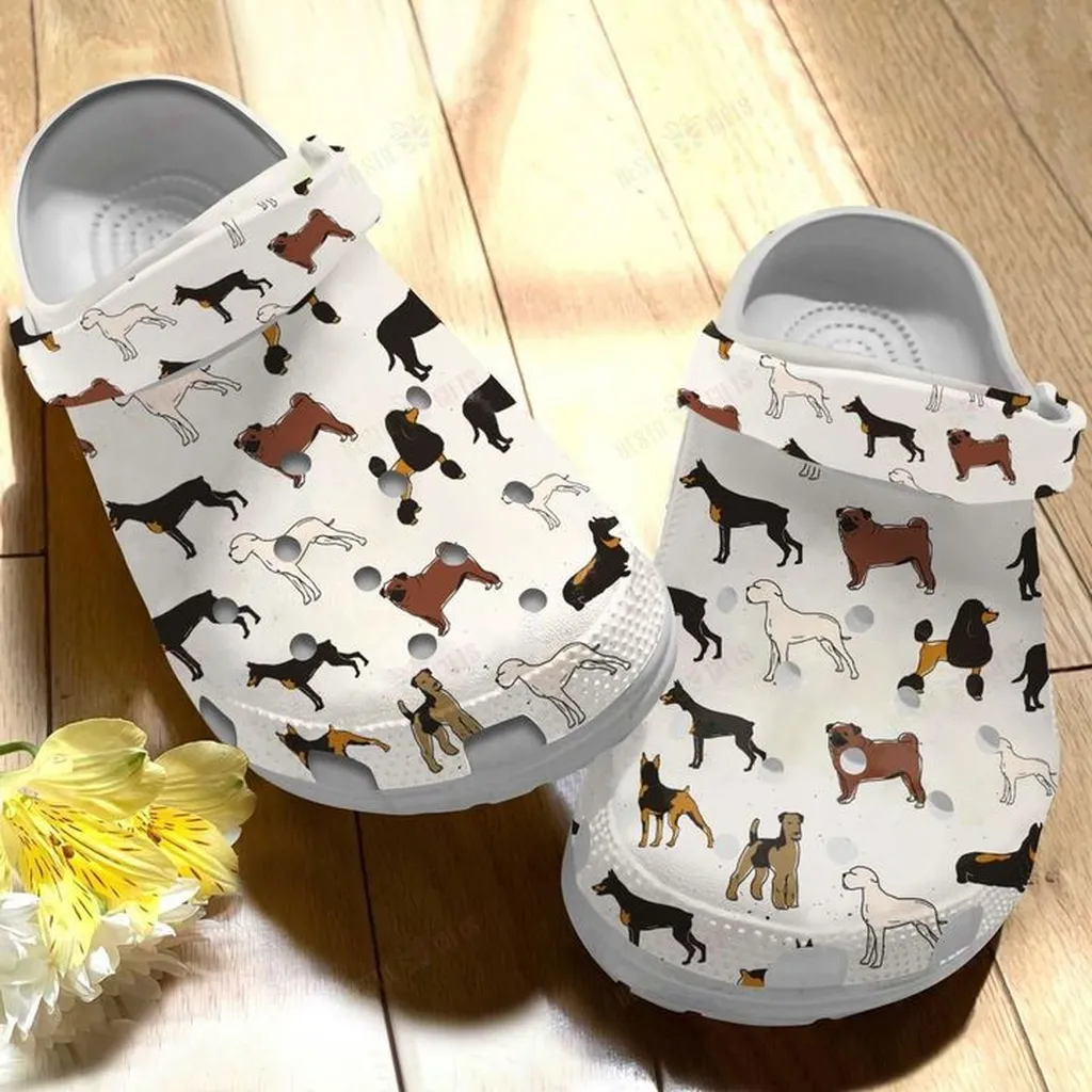 Bull Terrier Crocs, Personalized Crocs Classic Clogs