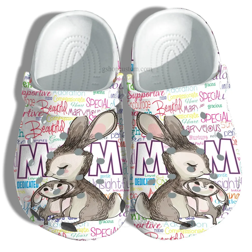 Bunny Mom Crocs