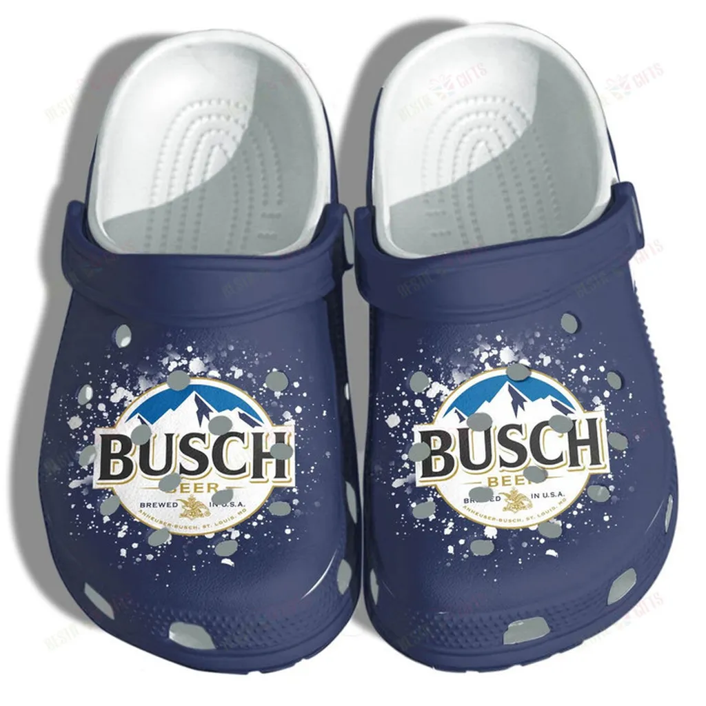 Busch Beer Crocs Classic Clogs