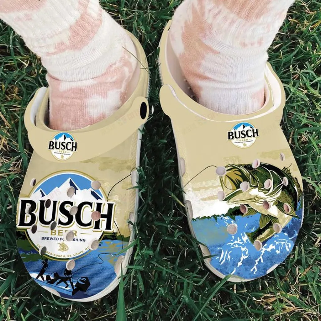 Busch Fish Crocs Classic Clogs