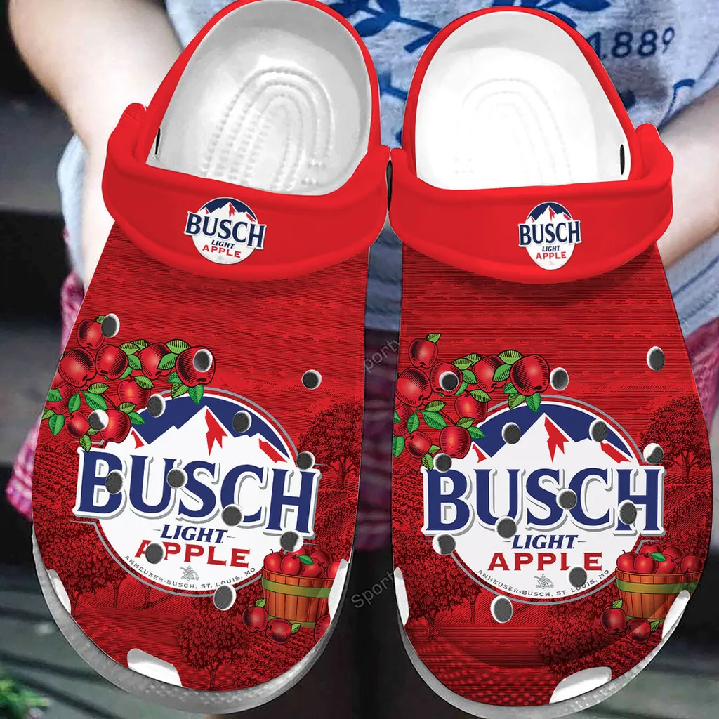 Busch Light Apple Red Clog