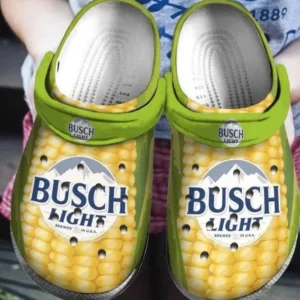 Busch Light Comfortable For Mens And Womens Classic Water Crocs Clog