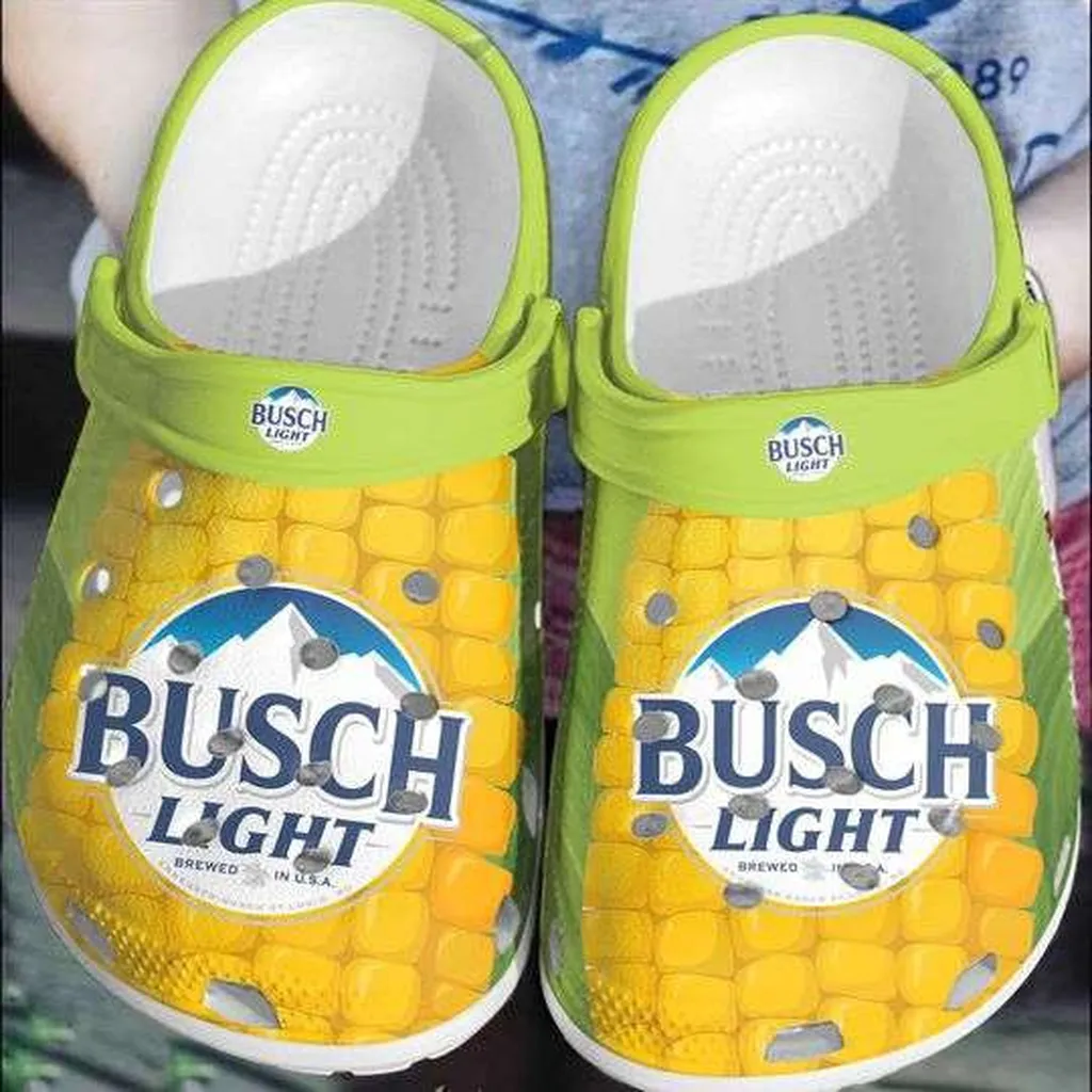 Busch Light Corn Beer Lovers Crocs Crocband Clog