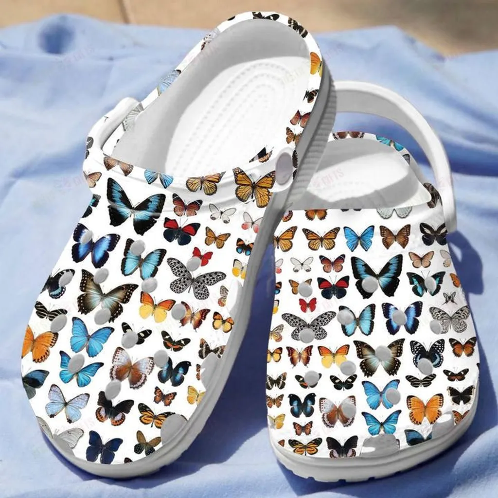 Butterfly Butterflies Crocs Classic Clogs