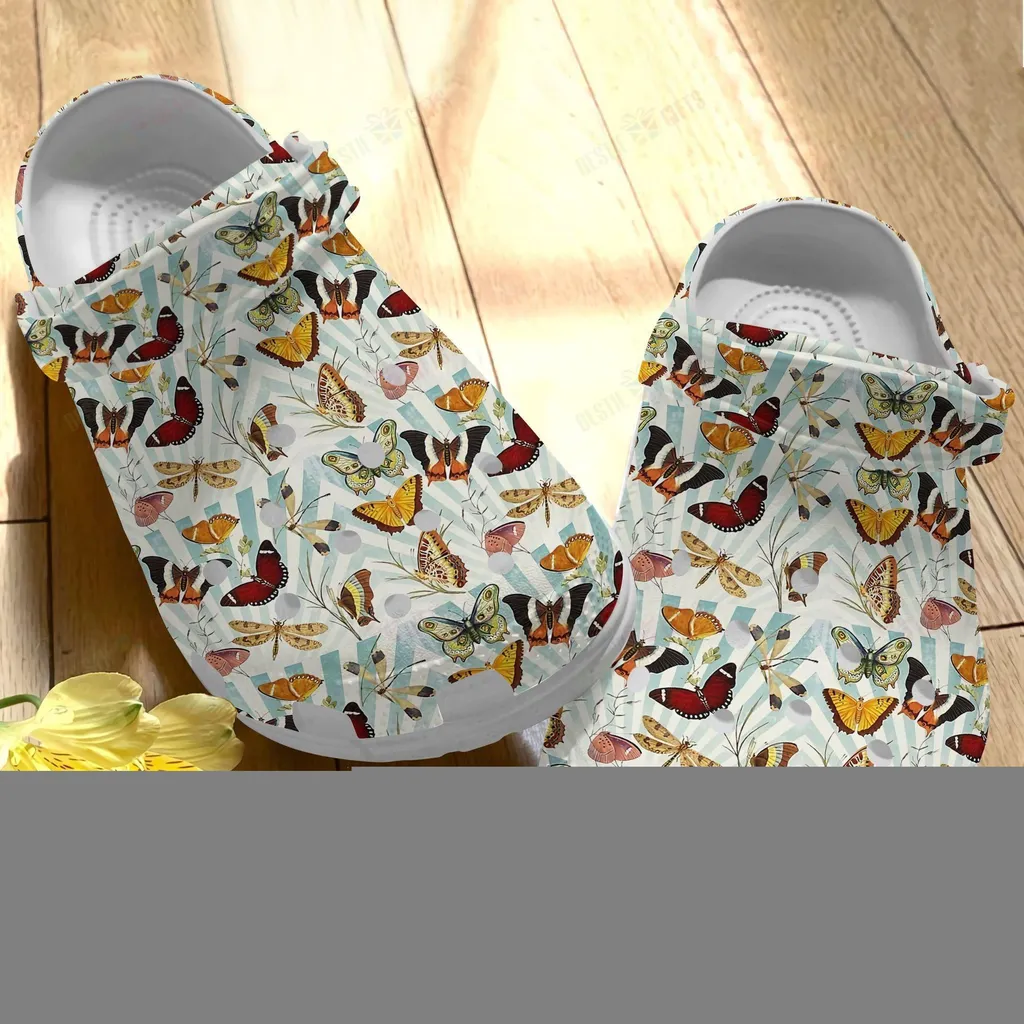 Butterfly Crocs Classic Clog