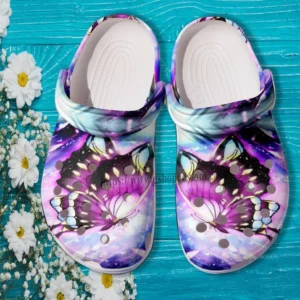 Butterfly Purple Magical Crocs