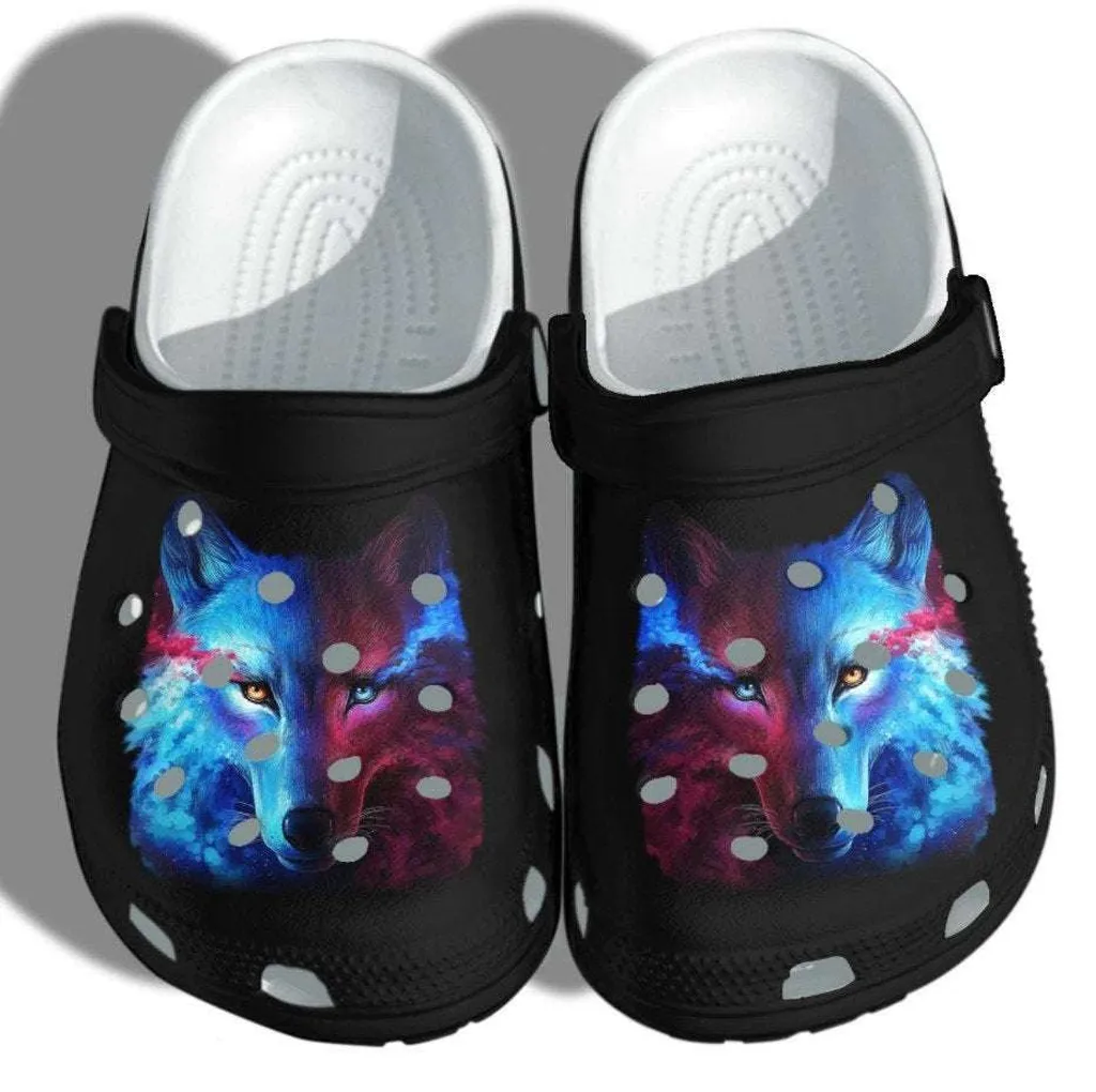 Buy Mystery Wolf For Men And Women Gift For Fan Classic Water Rubber Crocs Clog