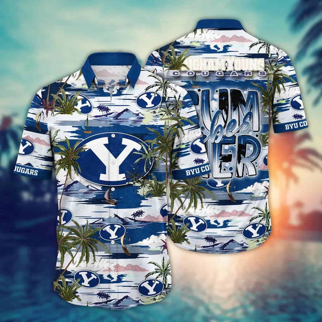 BYU Cougars NCAA Flower Aloha Hawaiian Shirt, Summer Football Shirts VPHWA2451154060