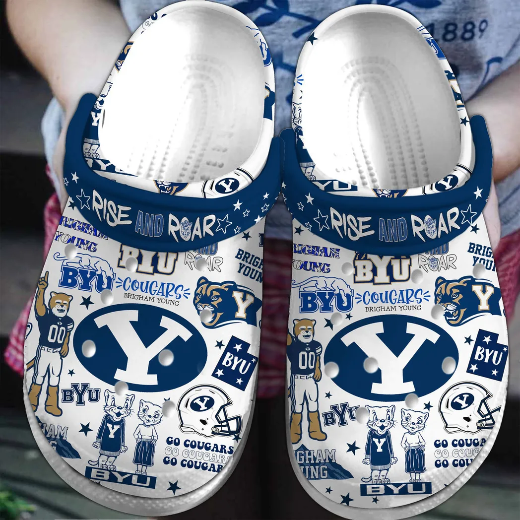 BYU Cougars NCAA Sport Crocs Clogs