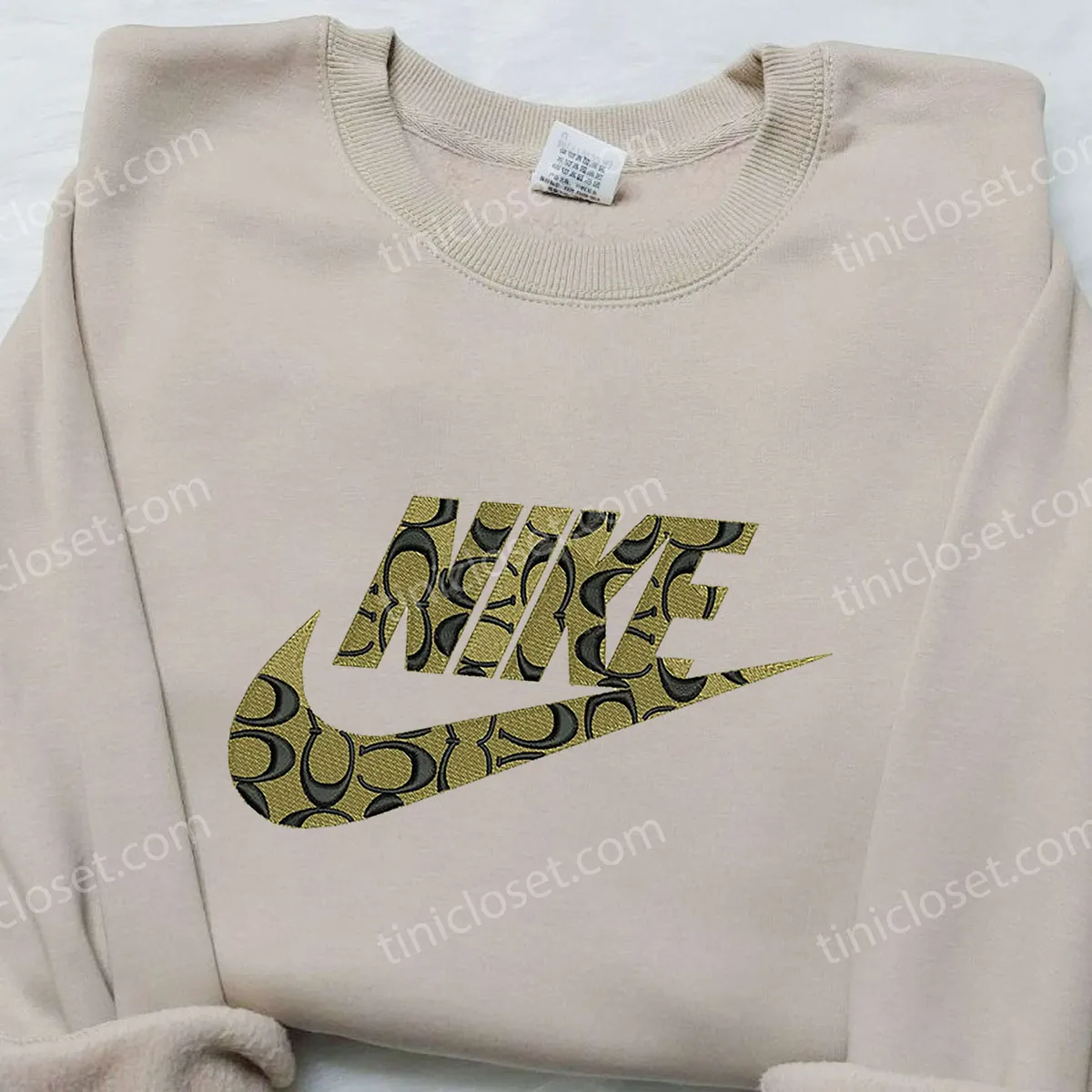 C x Nike Embroidered Shirt, Nike Embroidered Shirt, Inspired Nike Embroidered Shirt