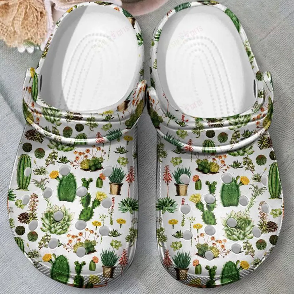 Cactus Crocs Classic Clogs