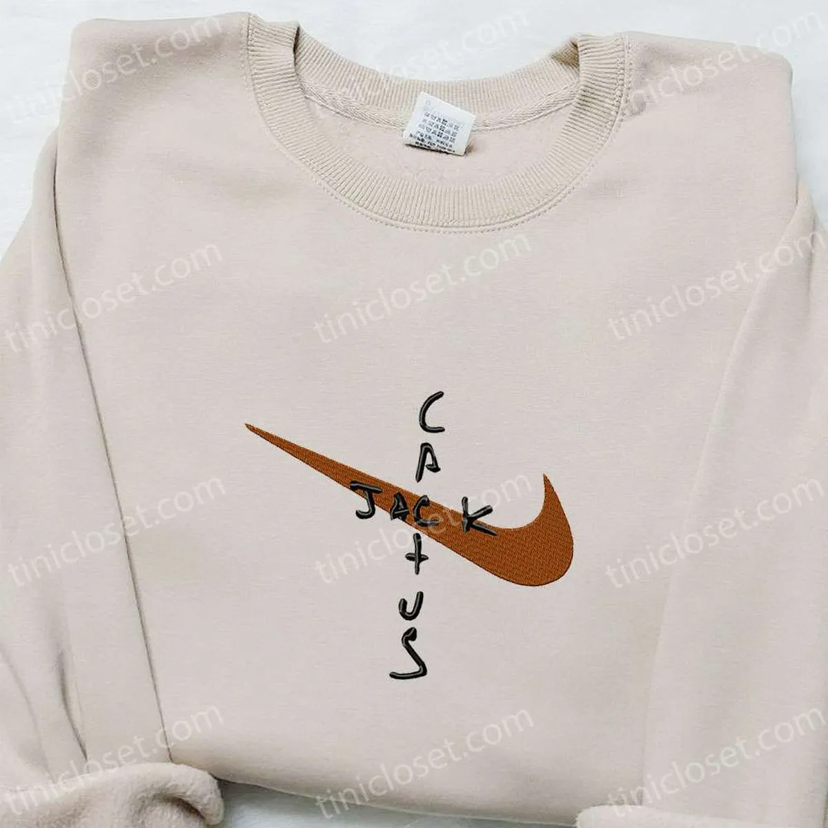 Cactus Jack x Nike Embroidered Shirt, Nike Inspired Embroidered Shirt, Best Birthday Gift Ideas