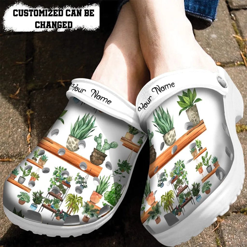 Cactus Lover Vintage Crocs