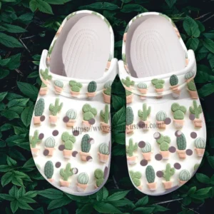 Cactus Sticker 3D Cute Crocs