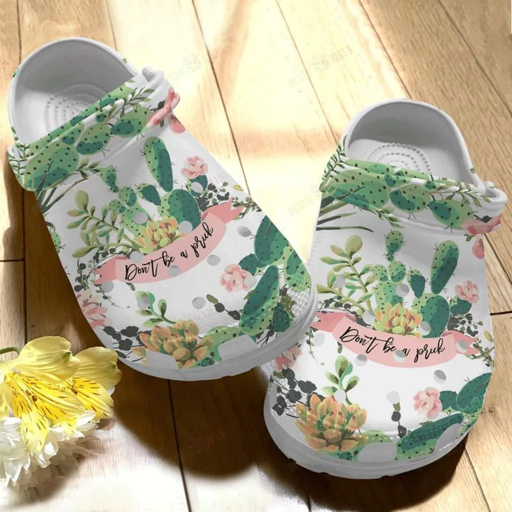 Cactus Watercolor Cactus Crocs Classic Clogs