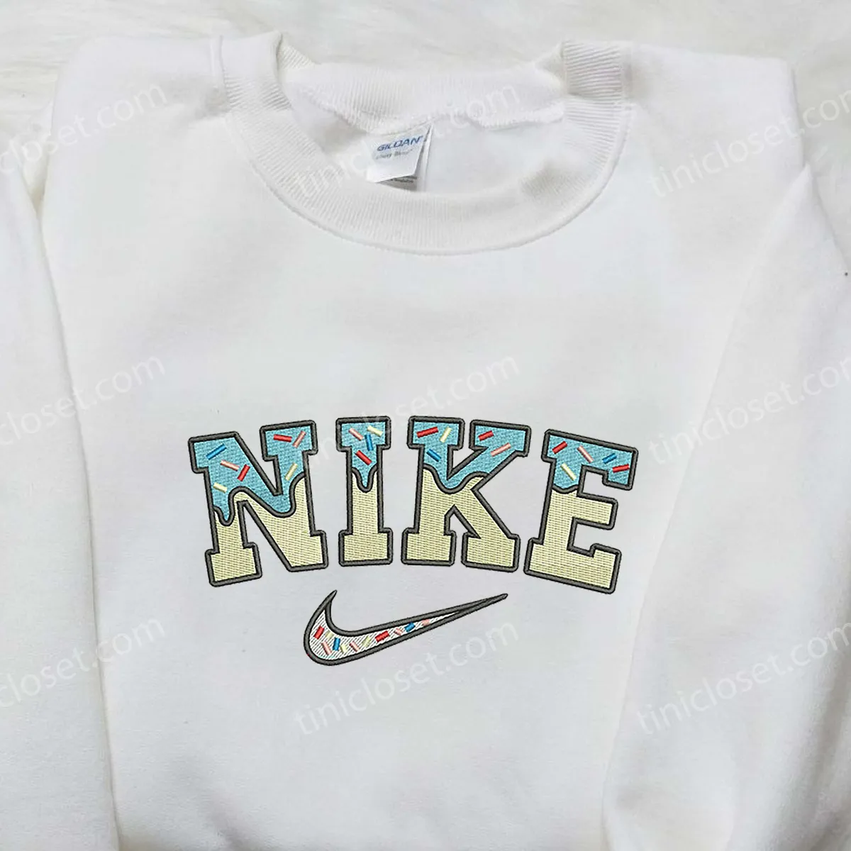 Cake x Nike Embroidered Shirt, Nike Embroidered Shirt, Inspired Nike Embroidered Shirt