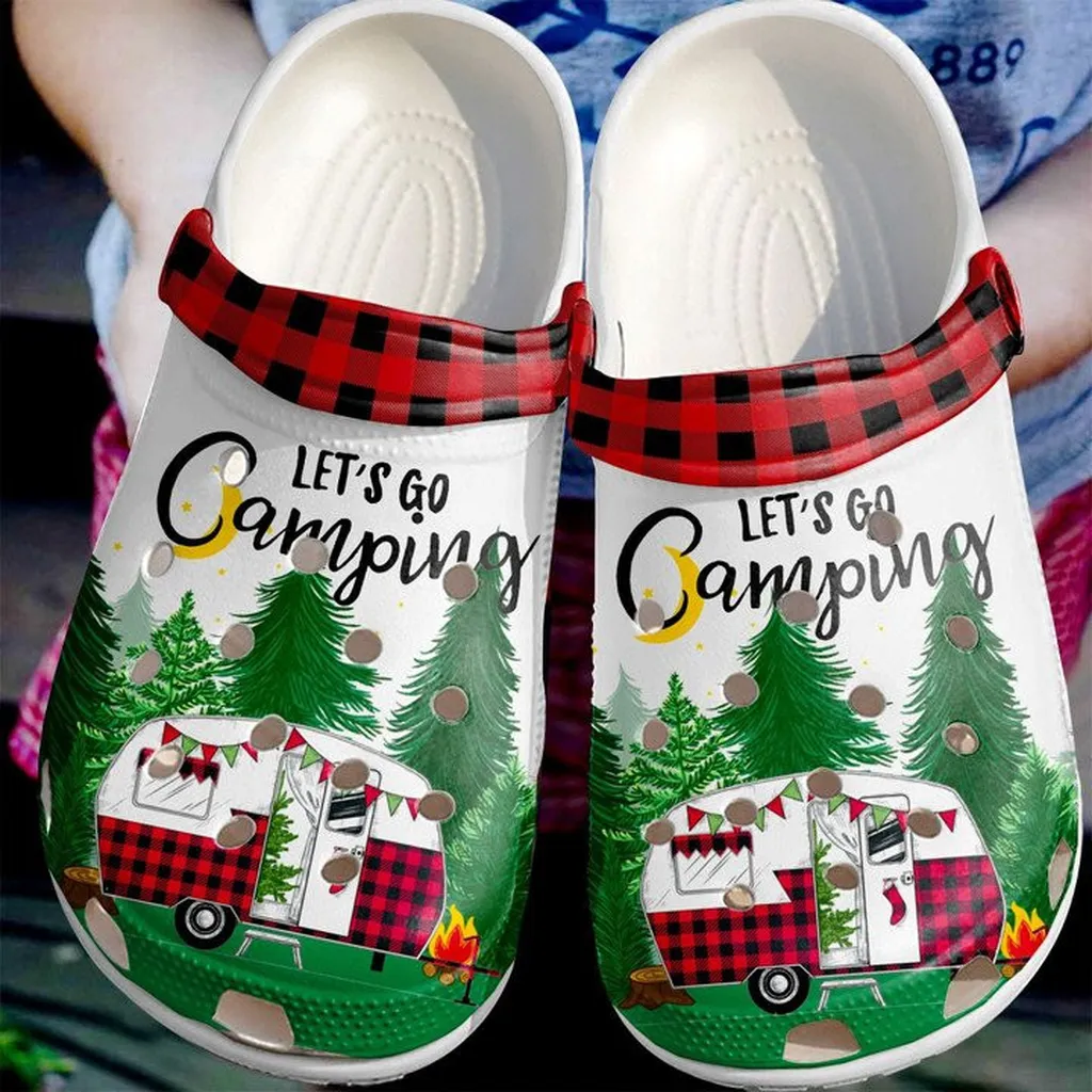 Camper Red Gingham Collection Crocs Classic Clogs