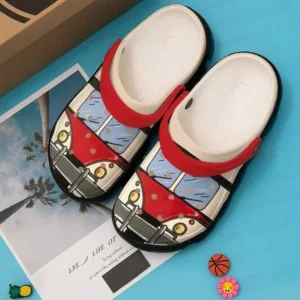 Camper Van Bus Personalized 6 Gift For Lover Rubber Crocs Clog